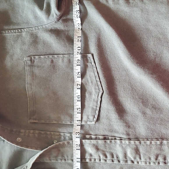 Full Tilt Green Lightweight Shirt Jacket - Picture 6 of 7